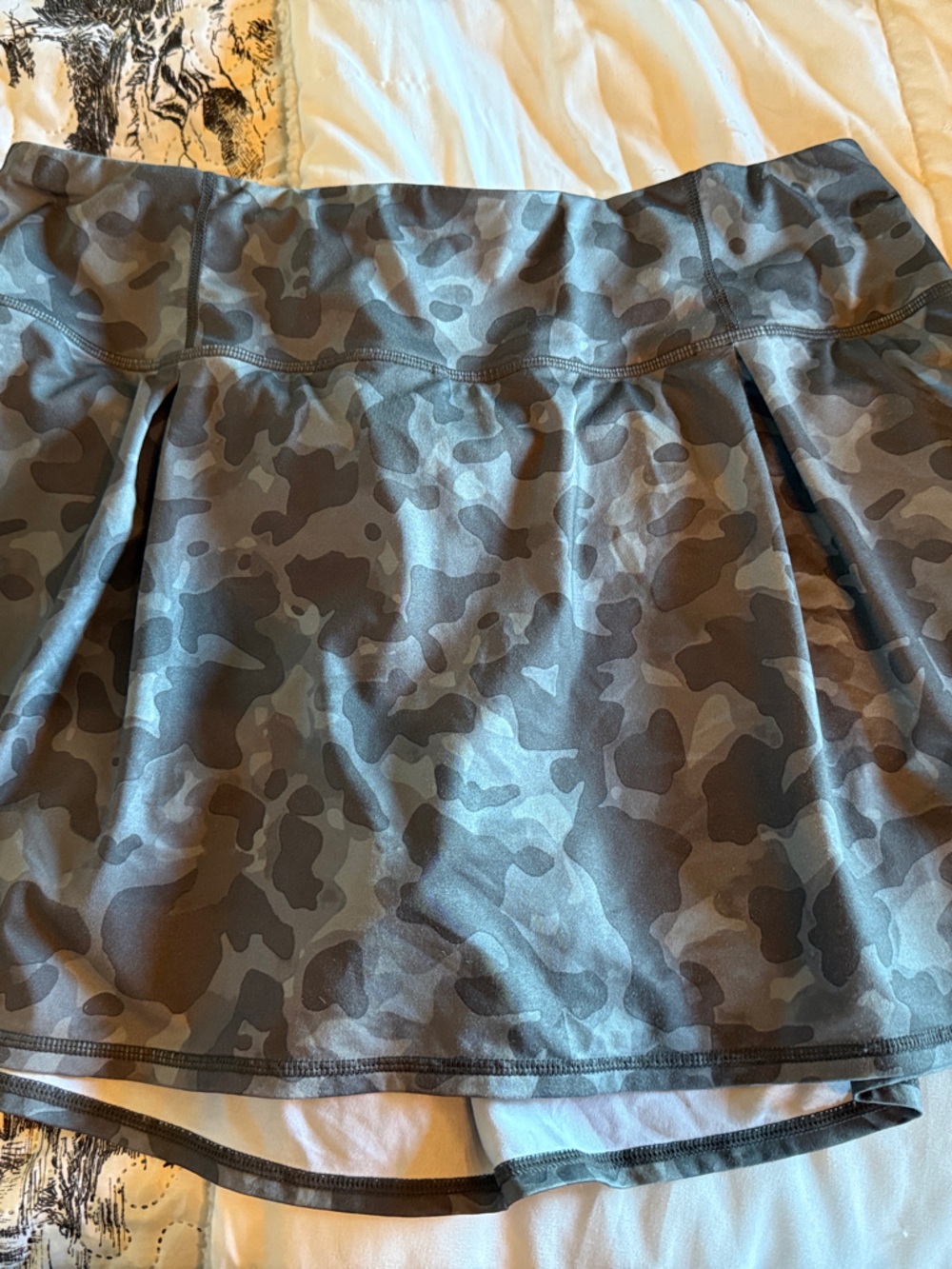 Ideology Gray Camouflage Golf skort